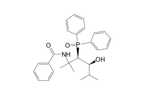 Benzamide, N-[2-(diphenylphosphinyl)-3-hydroxy-1,1,4-trimethylpentyl]-, (R*,S*)-(.+-.)-