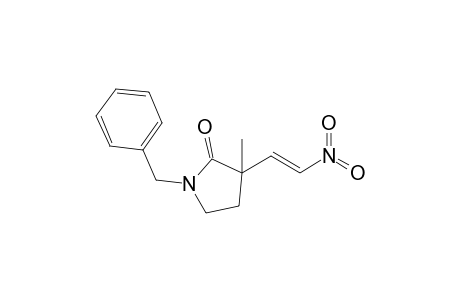 1-Benzyl-3-methyl-3-(2-nitrovinyl)pyrrolidin-2-one