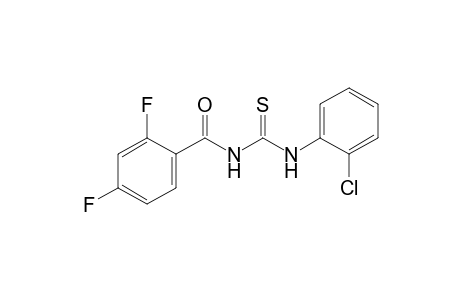 1-(o-chlorophenyl)-3-(2,4-difluorobenzoyl)-2-thiourea