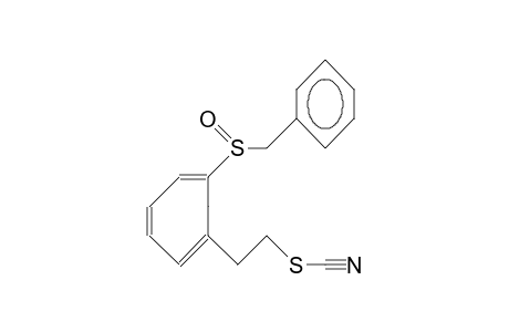 1-Benzylsulfoxyl-6-(2-thiocyanato-ethyl)-cycloheptatriene
