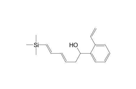 Benzenemethanol, 2-ethenyl-.alpha.-[5-(trimethylsilyl)-2,4-pentadienyl]-, (E,E)-