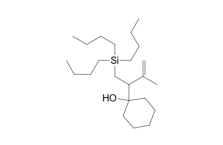 1-(3-Methyl-1-tributylsilyl-but-3-en-2-yl)cyclohexan-1-ol