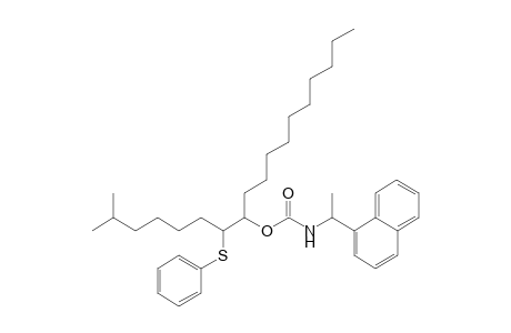 1-Decyl-2-phenylthio-6-methylheptyl(N-[1-(1-naphthyl)-ethyl]carbamate (isomer A)