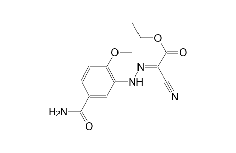 ethyl (2E)-{[5-(aminocarbonyl)-2-methoxyphenyl]hydrazono}(cyano)ethanoate