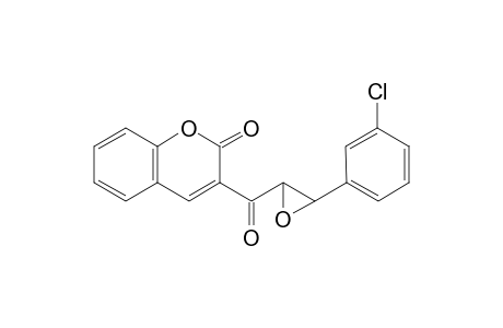 3-[3-(3-chlorophenyl)oxiran-2-yl]carbonylchromen-2-one