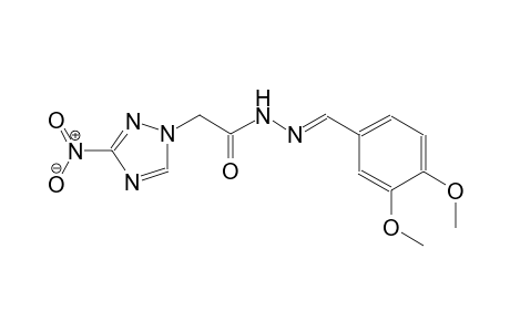 1H-1,2,4-triazole-1-acetic acid, 3-nitro-, 2-[(E)-(3,4-dimethoxyphenyl)methylidene]hydrazide