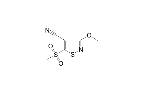 3-Methoxy-5-(methylsulfonyl)-4-isothiazolecarbonitrile