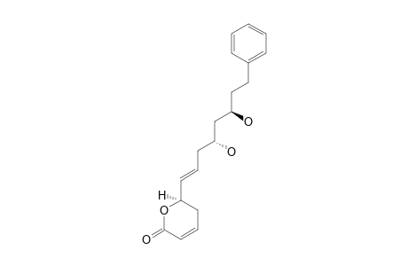 STRICTIFOLIONE;6R-(4'R,6'R-DIHYDROXY-8'-PHENYLOCT-1'-ENYL)-5,6-DIHYDRO-2H-PYRAN-2-ONE