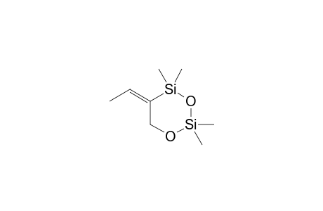 (E)-5-ETHYLIDENE-2,2,4,4-TETRAMETHYL-1,3-DIOXA-2,4-DISILACYCLOHEXANE