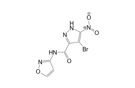 4-bromo-N-(3-isoxazolyl)-5-nitro-1H-pyrazole-3-carboxamide