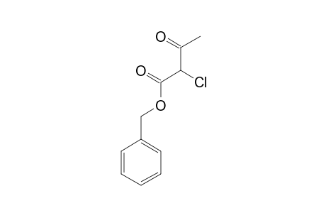 BENZYL-2-CHLORO-3-OXOBUTANOATE;KETO-FORM