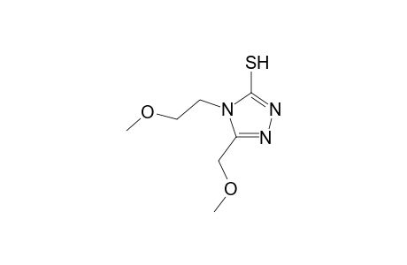 4H-1,2,4-triazole-3-thiol, 4-(2-methoxyethyl)-5-(methoxymethyl)-