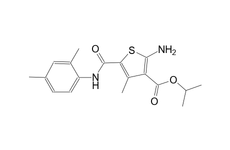 isopropyl 2-amino-5-[(2,4-dimethylanilino)carbonyl]-4-methyl-3-thiophenecarboxylate