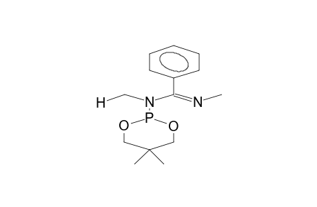 N1,N2-DIMETHYL-N1-(5,5-DIMETHYL-1,3,2-DIOXAPHOSPHORINAN-2-YL)BENZAMIDINE