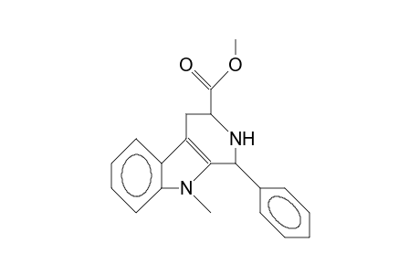 trans-(3-[Methoxycarbonyl]-9-methyl-1,2,3,4-tetrahydro-9H-pyrido[3,4-B]indol-1-yl)-benzene