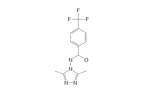 (4H-3,5-DIMETHYL-1,2,4-TRIAZOLE-4-YLAMINO)-(4-(TRIFLUOROMETHYL)-PHENYL)-METHANOL