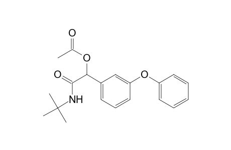 2-Acetoxy-N-(t-butyl)-2-(3-phenoxyphenyl)acetamide