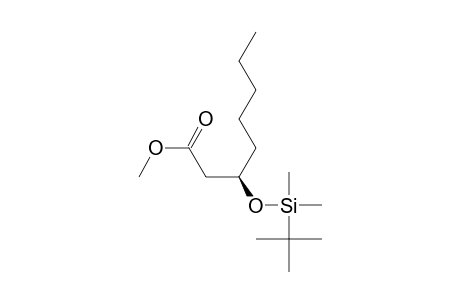 (3R)-3-[tert-butyl(dimethyl)silyl]oxycaprylic acid methyl ester