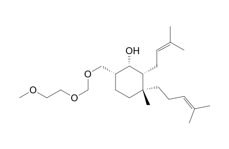 (1R*,2R*,3R*,6R*)-6-{[(2-methoxyethoxy)methoxy]methyl}-3-methyl-2-(3-methylbut-2-enyl)-3-(4-methylpent-3-enyl)cylohexanol