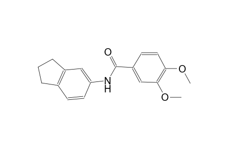 N-(2,3-dihydro-1H-inden-5-yl)-3,4-dimethoxybenzamide