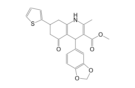 3-quinolinecarboxylic acid, 4-(1,3-benzodioxol-5-yl)-1,4,5,6,7,8-hexahydro-2-methyl-5-oxo-7-(2-thienyl)-, methyl ester