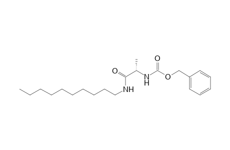 N(2)-(Benzyloxycarbonyl)-N(1)-decylalaninamide