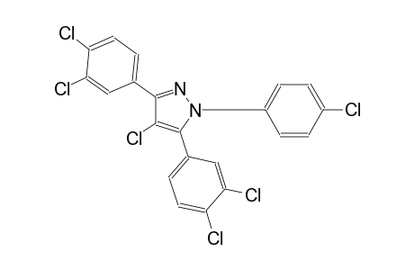 4-chloro-1-(4-chlorophenyl)-3,5-bis(3,4-dichlorophenyl)-1H-pyrazole