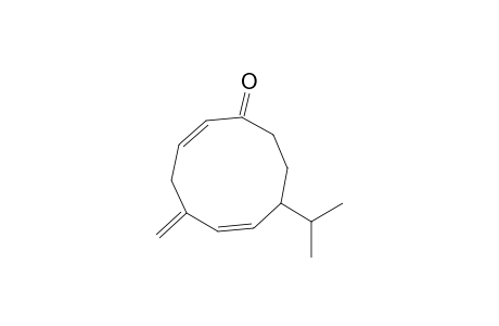 1-Oxo-5-methylene-8-isopropylcyclodeca-2,6-diene