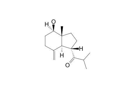 TECLENONE-B;1-ALPHA-(1-OXO-2-METHYLPROPYL)-3A-BETA-METHYL-7-METHYLENEOCTAHYDROINDEN-4-BETA-OL