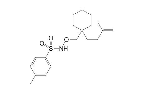 4-Methyl-N-{[1-(3-methylbut-3-en-1-yl)cyclohexyl]methoxy}benzenesulfonamide