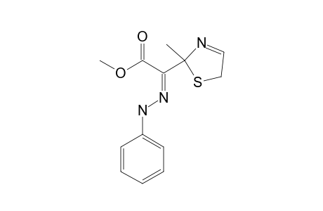 (2-(2-METHYL-2,5-DIHYDRO-1,3-THIAZOL-2-YL)-2-PHENYLHYDRAZONO-ACETIC-ACID,METHYLESTER