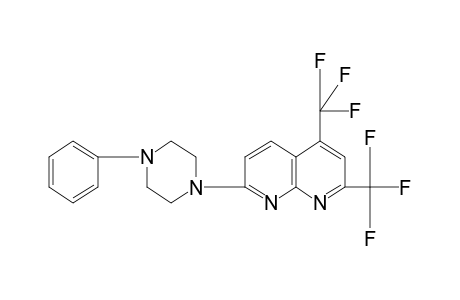 2,4-BIS(TRIFLUOROMETHYL)-7-(4-PHENYL-1-PIPERAZINYL)-1,8-NAPHTHYRIDINE