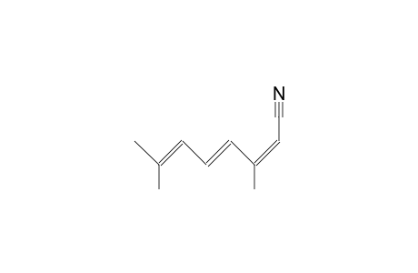 3,7-Dimethyl-2-cis, 4,6-octatrienonitrile