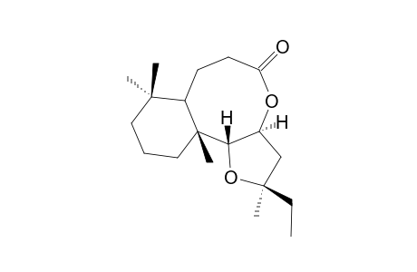 (9S,11R)-9,13-epoxy-17-nor-8,9-secolabdan-8,11-olide