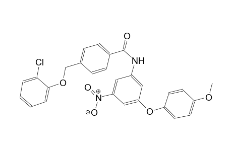 4-[(2-chlorophenoxy)methyl]-N-[3-(4-methoxyphenoxy)-5-nitrophenyl]benzamide
