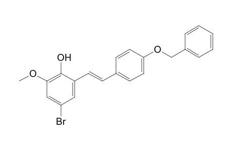 2-(4-Benzyloxystyryl)-4-bromo-6-methoxyphenol