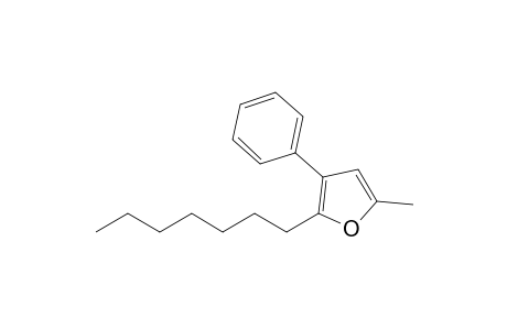 2-Heptyl-5-methyl-3-phenylfuran