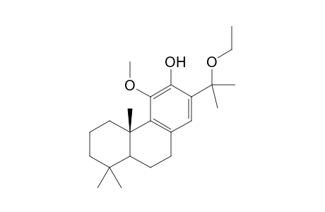 (S)-2-(1-Ethoxy-1-methyl-ethyl)-4-methoxy-4b,8,8-trimethyl-4b,5,6,7,8,8a,9,10-octahydro-phenanthren-3-ol