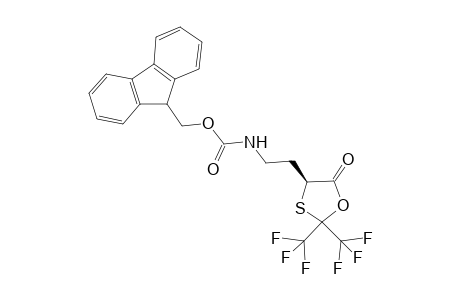 4-{2'-[(9"-Fluorenyl)methyloxycarbonyl)amino]ethyl]-2,2-bis(trifluoromethyl)-1,3-oxathiolan-5-one
