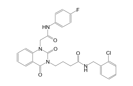 N-(2-chlorobenzyl)-4-(1-[2-(4-fluoroanilino)-2-oxoethyl]-2,4-dioxo-1,4-dihydro-3(2H)-quinazolinyl)butanamide