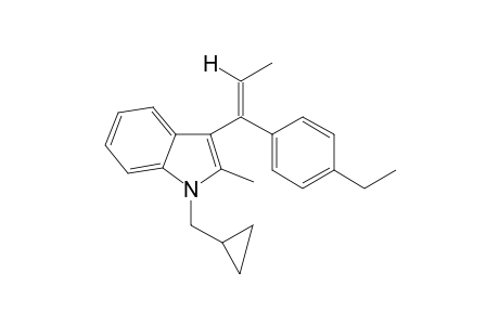 1-Cyclopropylmethyl-3-(1-(4-ethylphenyl)-1-propen-1-yl)-2-methyl-1H-indole