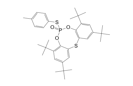 6-(4'-METHYLPHENYLTHIO)-2,4,8,10-TETRA-TERT.-BUTYLDIBENZO-[D,G]-[1,3,6,2]-DIOXATHIAPHOSPHOCIN-6-OXIDE