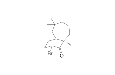 9-Bromo-3,3,(7R)-trimethyltricyclo[5.4.0.0(2,9)]undecan-8-one