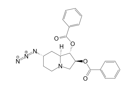 (1S,2S,7S,8aS)-7-Azido-2-(benzoyloxy)octahydro-1-indolizinyl benzoate