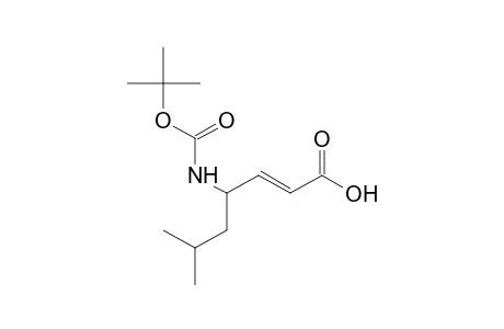 (2E)-4-[(tert-Butoxycarbonyl)amino]-6-methyl-2-heptenoic acid