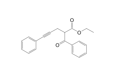 Ethyl 2-benzoyl-5-phenyl-4-pentynoate