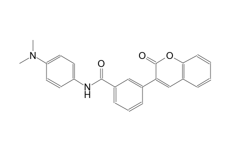 N-[4-(dimethylamino)phenyl]-3-(2-oxo-2H-chromen-3-yl)benzamide