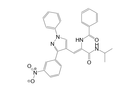 N-{(Z)-1-[(isopropylamino)carbonyl]-2-[3-(3-nitrophenyl)-1-phenyl-1H-pyrazol-4-yl]ethenyl}benzamide