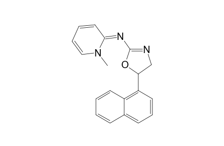 2-(1-Methyl-1,2-dihydropyridylidene)amino-5-(1-naphthyl)oxazoline