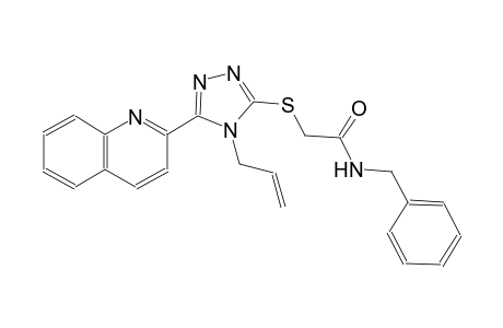 2-{[4-allyl-5-(2-quinolinyl)-4H-1,2,4-triazol-3-yl]sulfanyl}-N-benzylacetamide